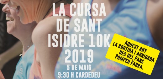 Inscripcions ofertes per La Cursa de Sant Isidre a Corrigaires.cat
#cursasantisidre2019 #cursacardedeu #10kcardedeu