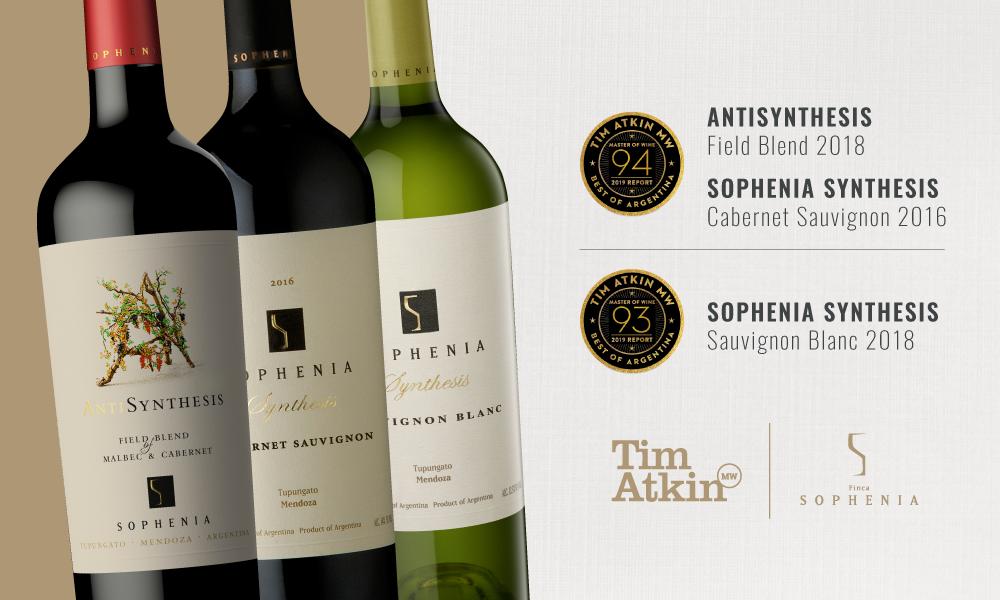 FincaSophenia's tweet photo. Orgullosos de compartir los puntajes que recibieron nuestros #AntiSynthesis y #Synthesis en manos del Master of Wine @timatkin. https://t.co/w10AocfG5a