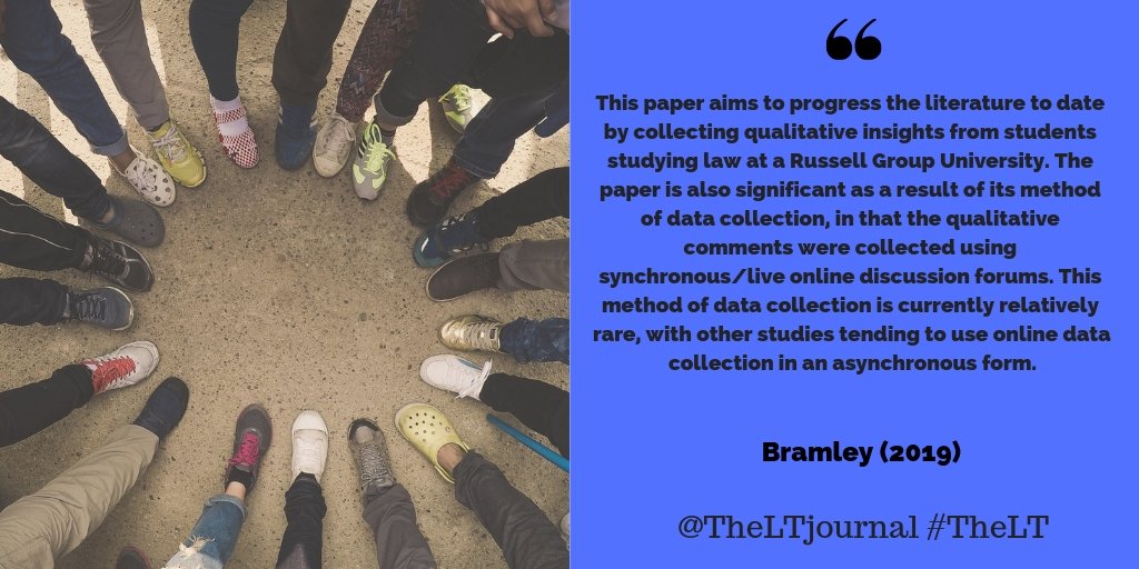 TheLTjournal's tweet photo. NEW ONLINE!
There is no “I” in “a team of lawyers”: an evaluation of student perceptions of group assessment within legal higher education
https://t.co/xof7om4n1v
Gareth Bramley @sheffielduni
#TheLT #LegalEd #GroupWork #LawStudents #Assessment https://t.co/BSwAI5dA4P