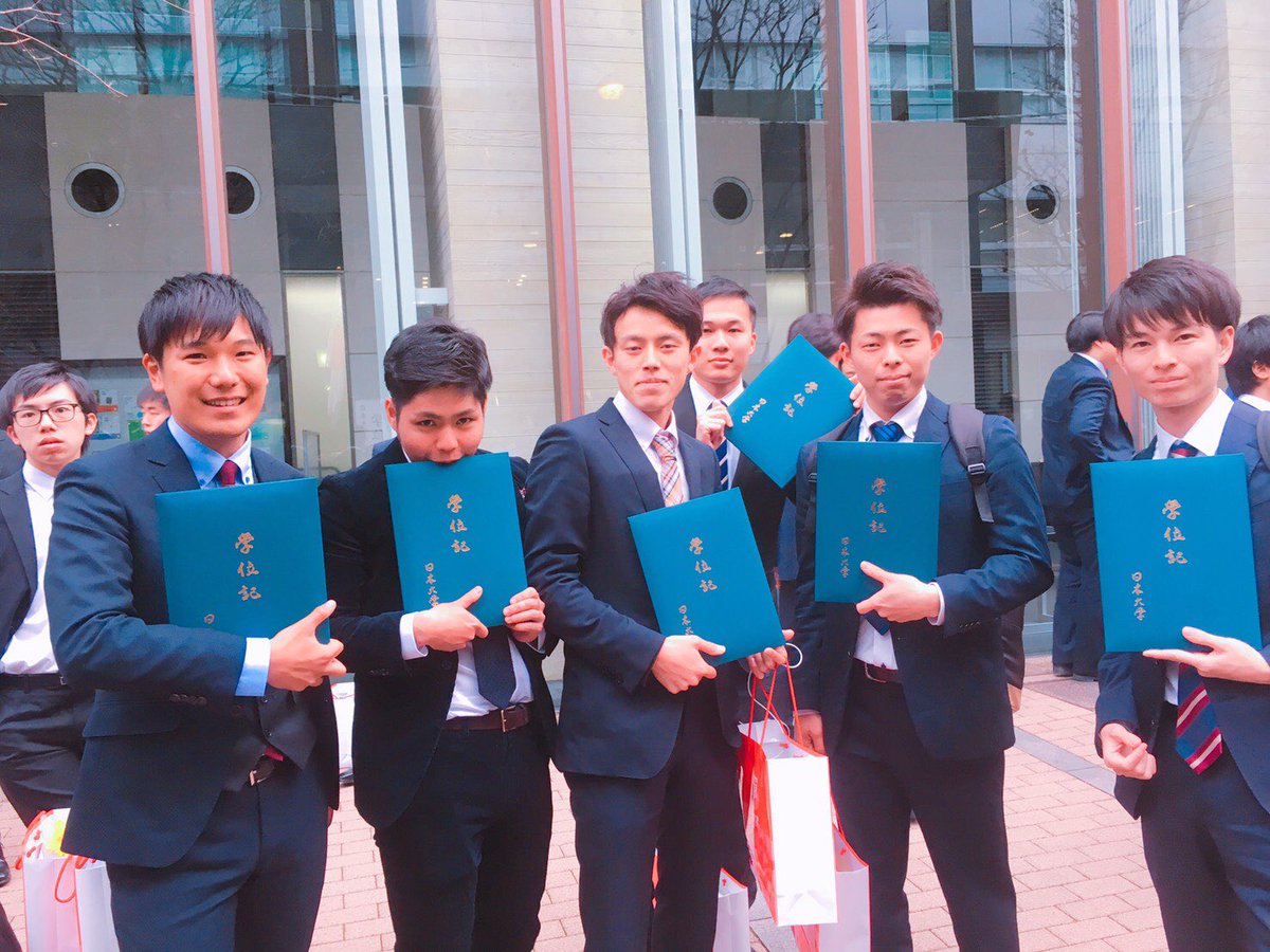 matchanday's tweet photo. 本日、日本大学を卒業しました🌸学生生活めっちゃ楽しかったし、夢もできて充実することができました！みんなと出会えたことが一生の財産です！ありがとうございました！😊 https://t.co/mNp1b361Wv