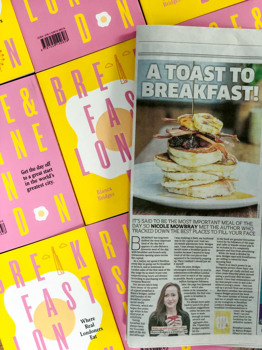 Still buzzing over our page spread in <a href="/MetroUKNews/">Metro (Parody)</a>, talking about Breakfast London: Where Real Londoners Eat, my favourite morning spots in the city and and all things <a href="/BreakfastLDN/">Breakfast London</a> 🙏
