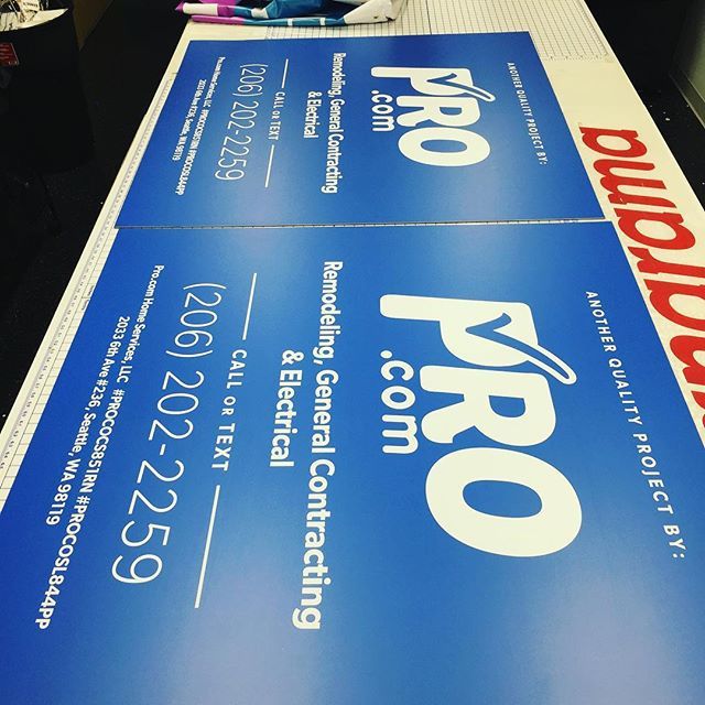 SignsRedmond's tweet image. New #constructionsigns ready to be installed for our friends at @getyourpro - the trusted name in remodeling and general contracting. Thank you for trusting us to help bring your branding to life. ift.tt/2YjD4z6
