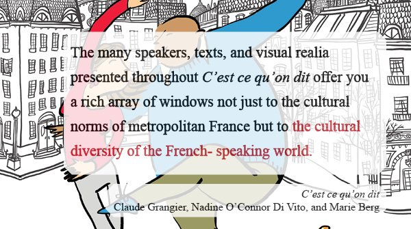 Georgetown_UP's tweet photo. From Claude Grangier, Nadine O'Connor Di Vito, and Marie Berg: #CestCeQuonDit https://t.co/gYbd4ljjUO #FirstLineMonday #LanguageLearning
#LearnFrench https://t.co/oyxywaV9ls