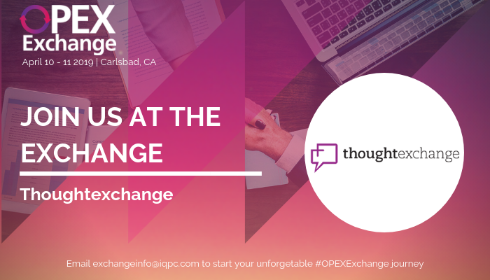 We’ve officially partnered with <a href="/OPEXExchange/">OPEX Exchange</a> and we're coming to #CarlsbadCA April 10 - 11! Connect and network with us and #OPEX leaders from <a href="/Gap/">Gap</a>, <a href="/WellsFargo/">Wells Fargo</a>, <a href="/Viacom/">Viacom CBS</a>, <a href="/jpmorgan/">J.P. Morgan</a>, @WarnerBrosEnt &amp; many more bit.ly/2HQveHD #LeadershipDevelopment #bringpeopletogether