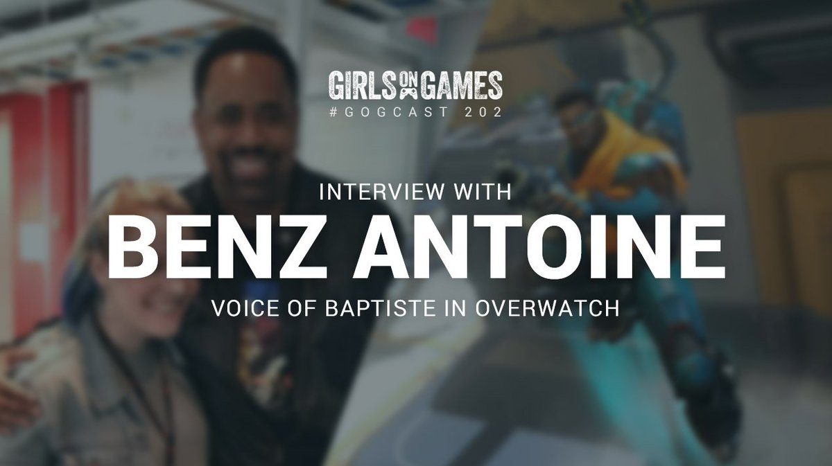 TheGirlsOnGames's tweet photo. Vide bal sou yo! Our guest on this week's #GoGCast is none other than @benzantoine, the voice of @PlayOverwatch's latest hero Baptiste! Plus, we chat #GoogleStadia and #NindiesDirect: https://t.co/SCnKiOQqL1 https://t.co/7pucQg4jcy