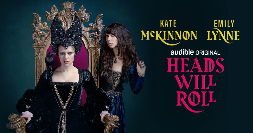 audible_com's tweet photo. It's #NotEasyBeingQueen. Pre-order the Audible Original 'Heads Will Roll' today: https://t.co/7MQMG1T8k5 https://t.co/Qjg67BM0SW