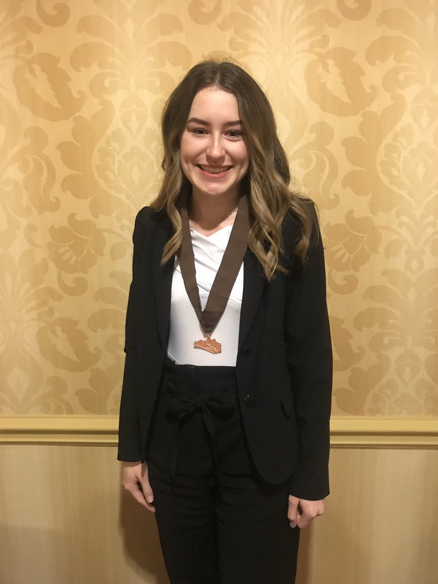 MeadeHosa's tweet photo. Maggie Kamber- 3rd place Human Growth and Development Knowledge Test https://t.co/23ZEkak7F8