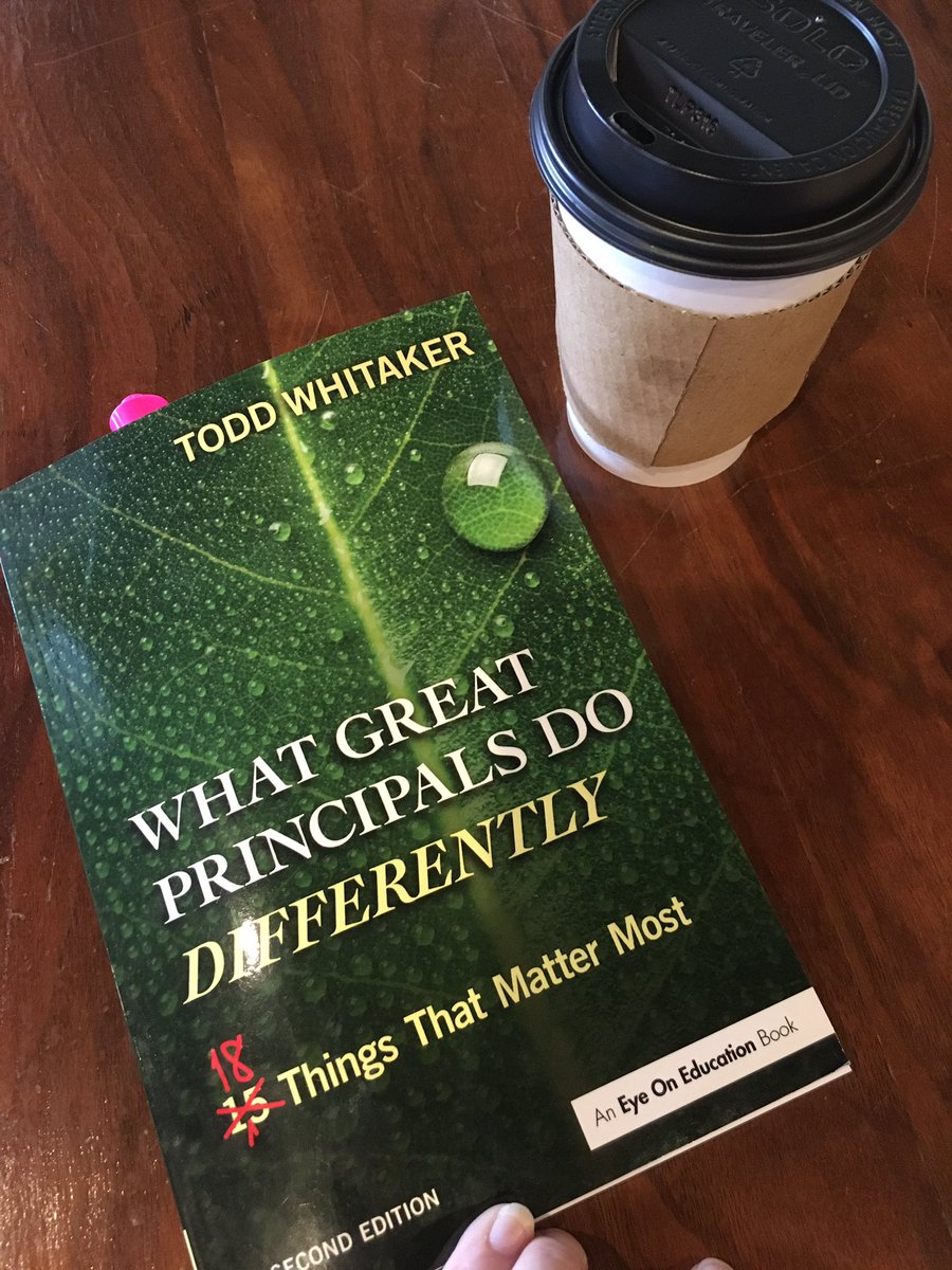 mrsmegnicholson's tweet image. Doing a little bit of #springbreakreading today for a paper I’m writing for my @IWUGlobal class on Educational Leadership! Thanks @ToddWhitaker for the wonderful pieces of advice! I also love “What Great Teachers Do Differently” 📚