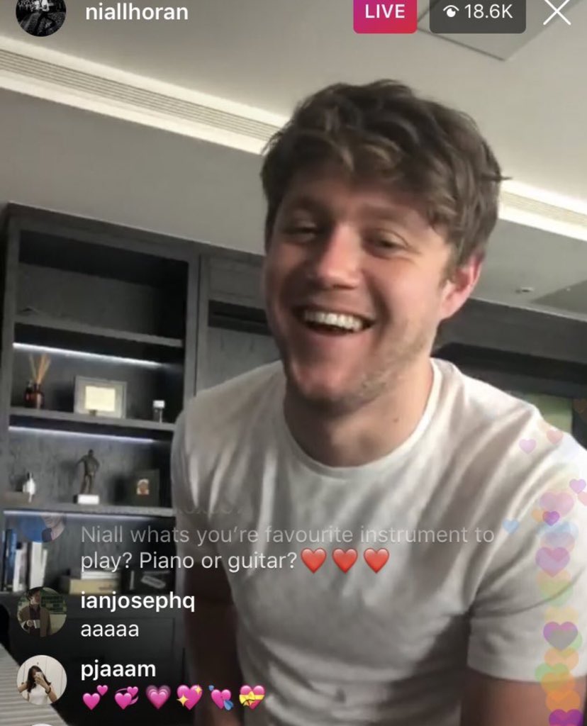 NJHTurkiye's tweet photo. Niall’ın yaptığı canlı yayından (25 Mart) https://t.co/fsoroWWyCo