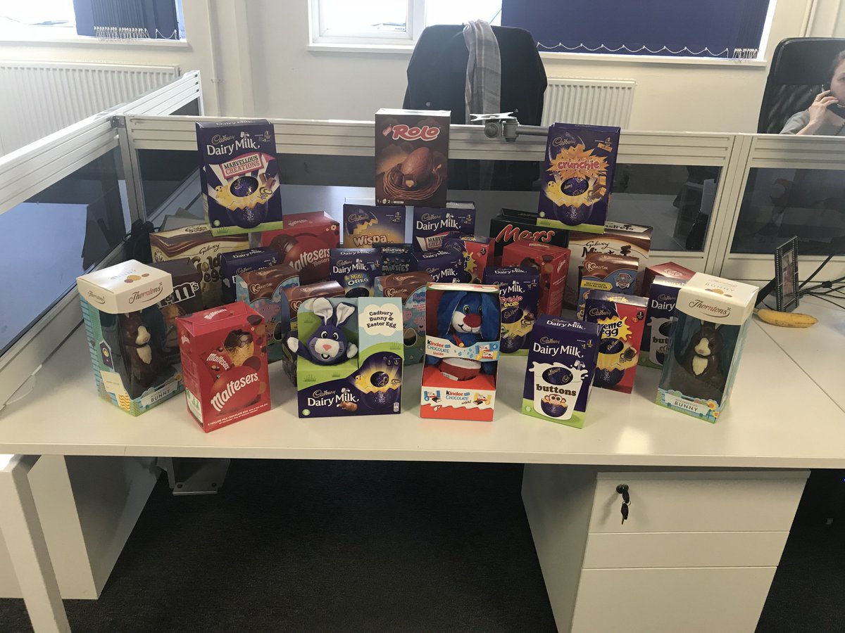 WrightsureEssex's tweet photo. #Easter treats ready for delivery to Little @HavensHospices from all at Wrightsure Services. If you would like to #donate to this fantastic cause visit - https://t.co/EWHuGUdiyC
#InsuranceGives #Charity https://t.co/TyhlFIV06k