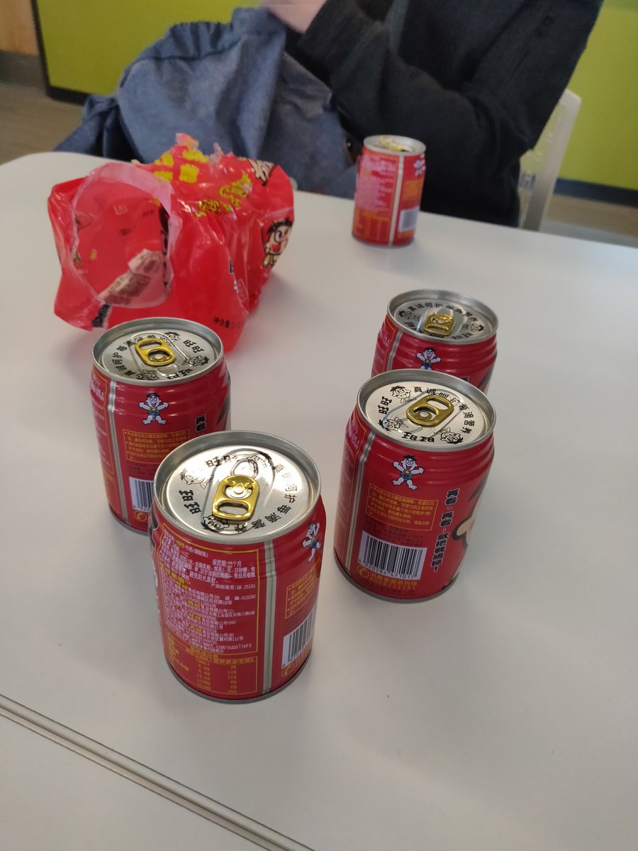 FourPlusOne2's tweet photo. Day 6 and Team FourPlusOne is getting Dan onboard with yet another Asian drink https://t.co/FfKP8ZeINq