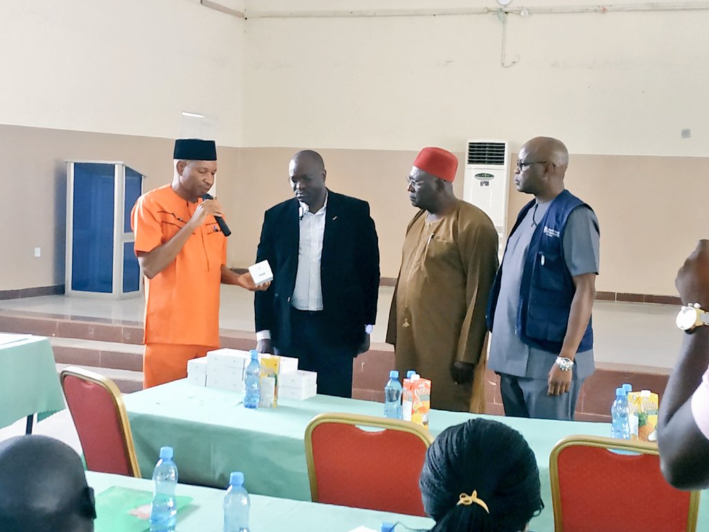 ibkasim4real's tweet photo. #WHO_Plateau: Ongoing #e_Surveillance Training for DSNOs &amp; ADSNOs Day_1 attended by Perm. Sec SMoH &amp; Director Public Health of the State. With Android Phones handed over by @DrWalla to the State for Active_Surveillance Visits. @DrClementPeter @BrakaFiona @CWarigon @DrRichardBanda https://t.co/MXJOSxdWk0