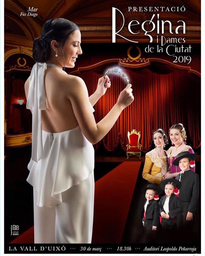 SVF_FP's tweet photo. 👸🏻El próximo sábado no te pierdas el Pregón y posterior acto de Presentación de la Reina y Damas de la Ciudad de las #FiestasPatronales en honor a Sant Vicent Ferrer de La Vall d’Uixó. ¡Comenzamos! #SantVicent19🍒 #AñoJubilar #InterésTurísticoNacional #LaValldUixó https://t.co/qSN3lPQTJz