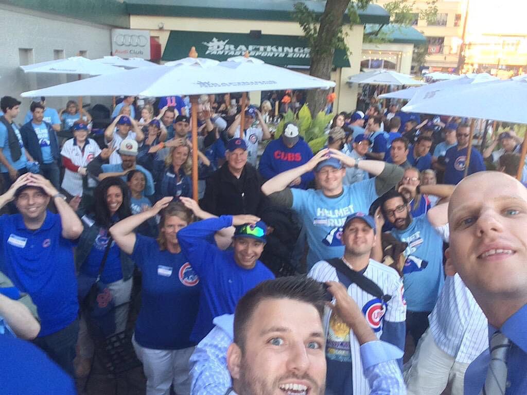 crawlyscubs's tweet photo. Happy Birthday to @cubs legend @CredibleKev! You are missed my friend! Social Media Night 2015!! #HelmetRub https://t.co/kfczvwx9aJ