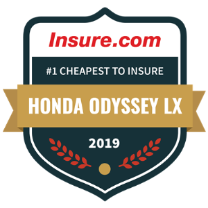 CoverageQueen's tweet photo. @Honda Congratulations on taking the checkered flag as the Odyssey LX is @InsureCom's cheapest 2019 vehicle to insure. https://t.co/YrbHVEipSP https://t.co/axM4K8zBmW
