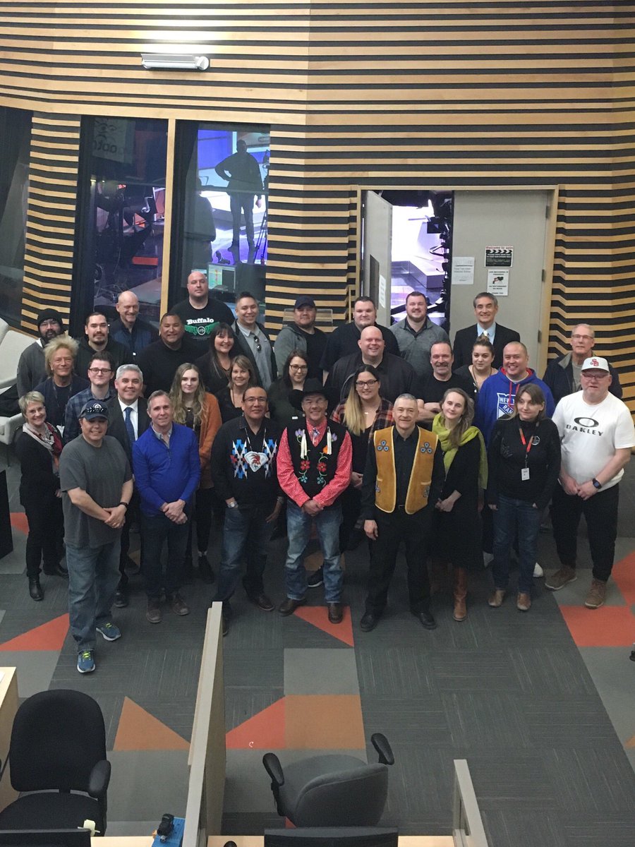 A big thank you to everyone that worked on @APTN Hometown Hockey in Cree. Making us look like we knew what we were doing was masterful <a href="/Citizenkwarren/">Ken Warren🇨🇦</a> <a href="/Shoot27Score/">Jamie Leach</a> <a href="/NHL/">NHL</a> <a href="/DreamcatcherHKY/">Alfie Michaud</a> @CYFN_GrandChief <a href="/TheRealAsham45/">Arron Asham</a> #unitedbyhockey #hockey <a href="/NHLAlumni/">NHL Alumni</a>