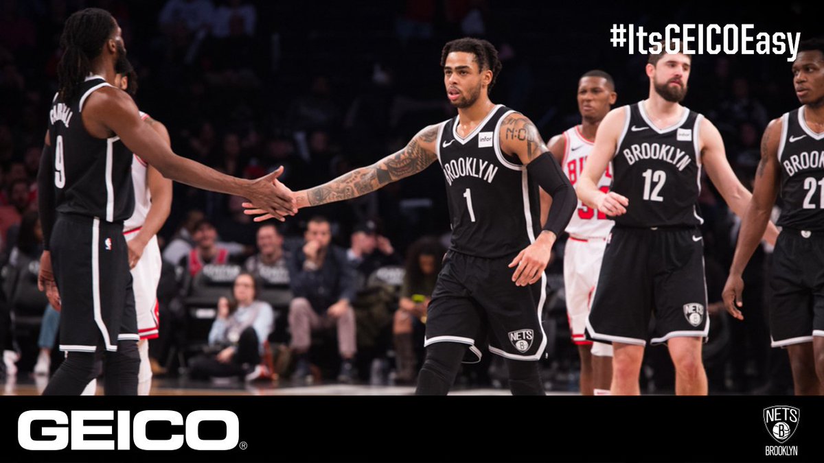 BrooklynNets's tweet photo. How easy is it to RT and Win? It’s DLo-Icing-a-Win Easy
 
RT for a chance to win a signed jersey #ItsGEICOEasy
 
📋 | https://t.co/I3LB29QtVp https://t.co/7A3LXqNZSt