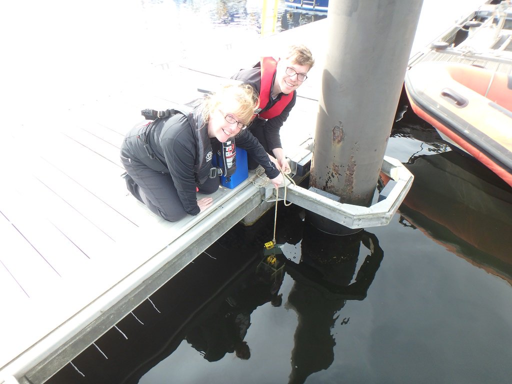 Working in #partnership with @newcastlemarine @EnvAgencyYNE & @N_IFCA surveying & monitoring our coast for #NonNativeSpecies