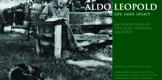 UWMadLibraries's tweet photo. This Saturday, we will be welcoming Aldo Leopold Foundation Senior Fellow Curt Meine for the first-ever large scale exhibit of the Aldo Leopold manuscripts. If you plan to attend the event, please RSVP here: https://t.co/QwAWJPHJpc https://t.co/STsESpdZGn