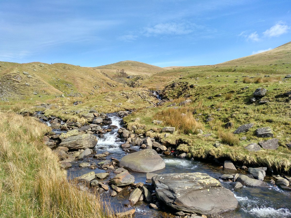 Having a break from the labs in this beautiful setting of Glenderaterra stream in the Lake District.