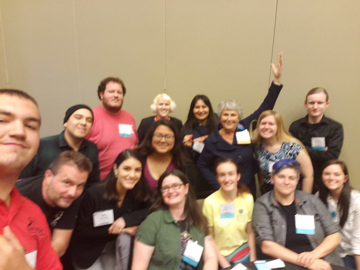 geoclub_tu's tweet photo. At the #geoclub meet up at #jointGSA2019 ! We got to meet student officers of geo clubs from different universities and got to speak with the GSA President! Some #gneiss collaborations could be coming this way! https://t.co/tD4lldKFOH
