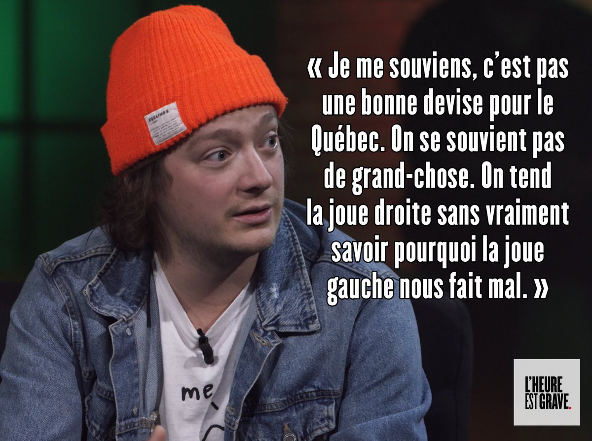 Ce soir, on continue à parler d'histoire et de mémoire! Et notre invité musical <a href="/PeterHPhillips/">Peter Phillips</a> trouve que la devise officielle du Québec mériterait probablement d'être révisée... À voir dès 22h à <a href="/telequebec/">Télé-Québec</a> et sur telequebec.tv. #HEG_TQ