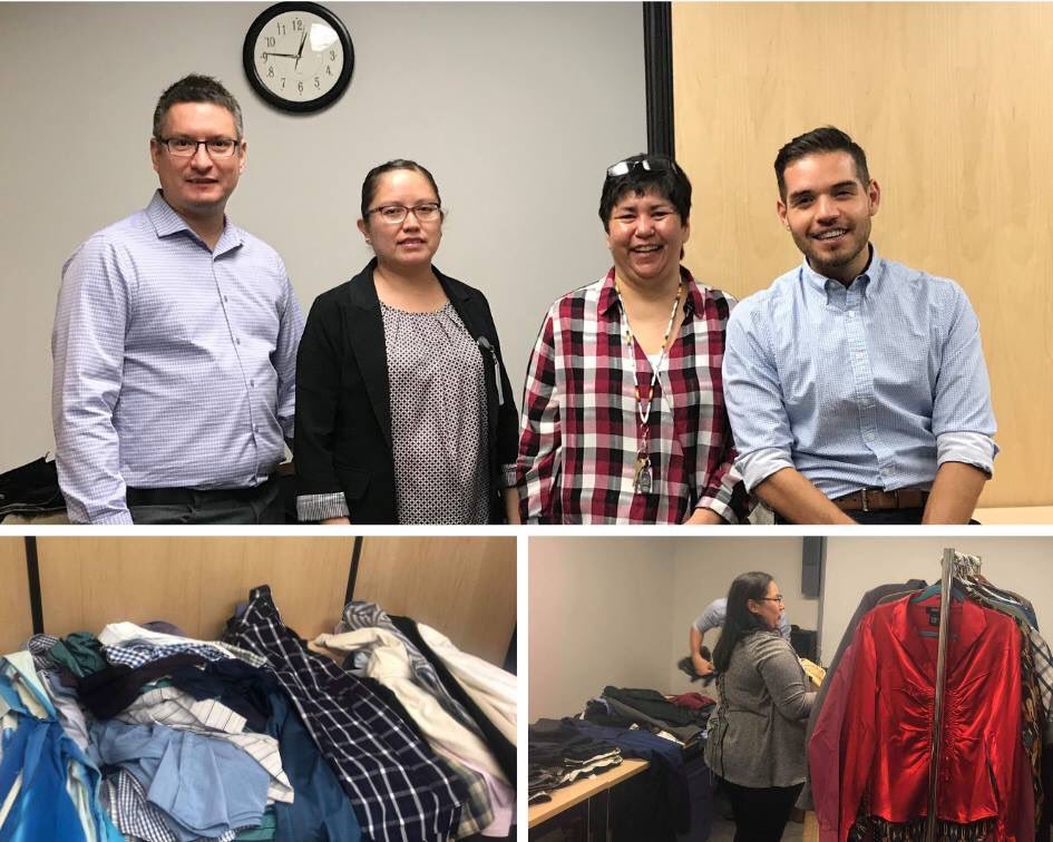 SIITlive's tweet photo. SIGA volunteers were at SIIT's 'Success Suits You' professional clothing swap last week, helping students update their wardrobe for summer job interviews. #sharingsuccess
(From SIGA Facebook Page)
#SIIT #MySIIT #MySIITFam #OurStory #SK #PA #YXE #YQR #Indigenous #PostSecondary https://t.co/urfdKX1WEY