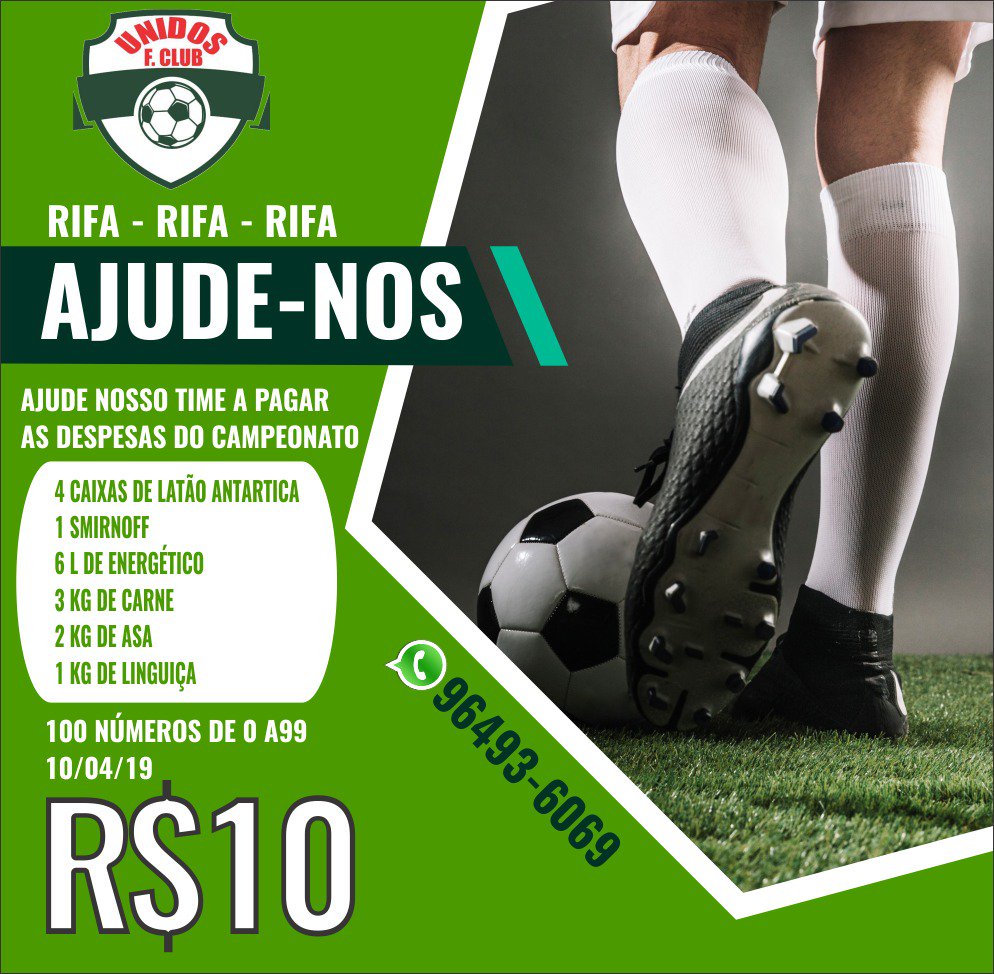 UnidosFClub's tweet photo. Estamos a duas semanas do Campeonato, temos que pagar o segundo uniforme e as despesas do Campeonato. Vamos ajudar, galera!!! #AvanteUnidos 🇳🇬🏆🙌 https://t.co/T79BnB7Zbs