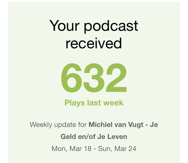 michiel80's tweet photo. Mooi! Het lukt steeds beter om mensen te bereiken met de podcast ‘Je Geld en of Je Leven’. Ik wil graag mensen helpen bij het maken van goede keuzes voor hun leven. Nu en straks!

Luister je ook? https://t.co/LH7HlwVamE

#podcast #leven #geld https://t.co/mgoJ90tfEC