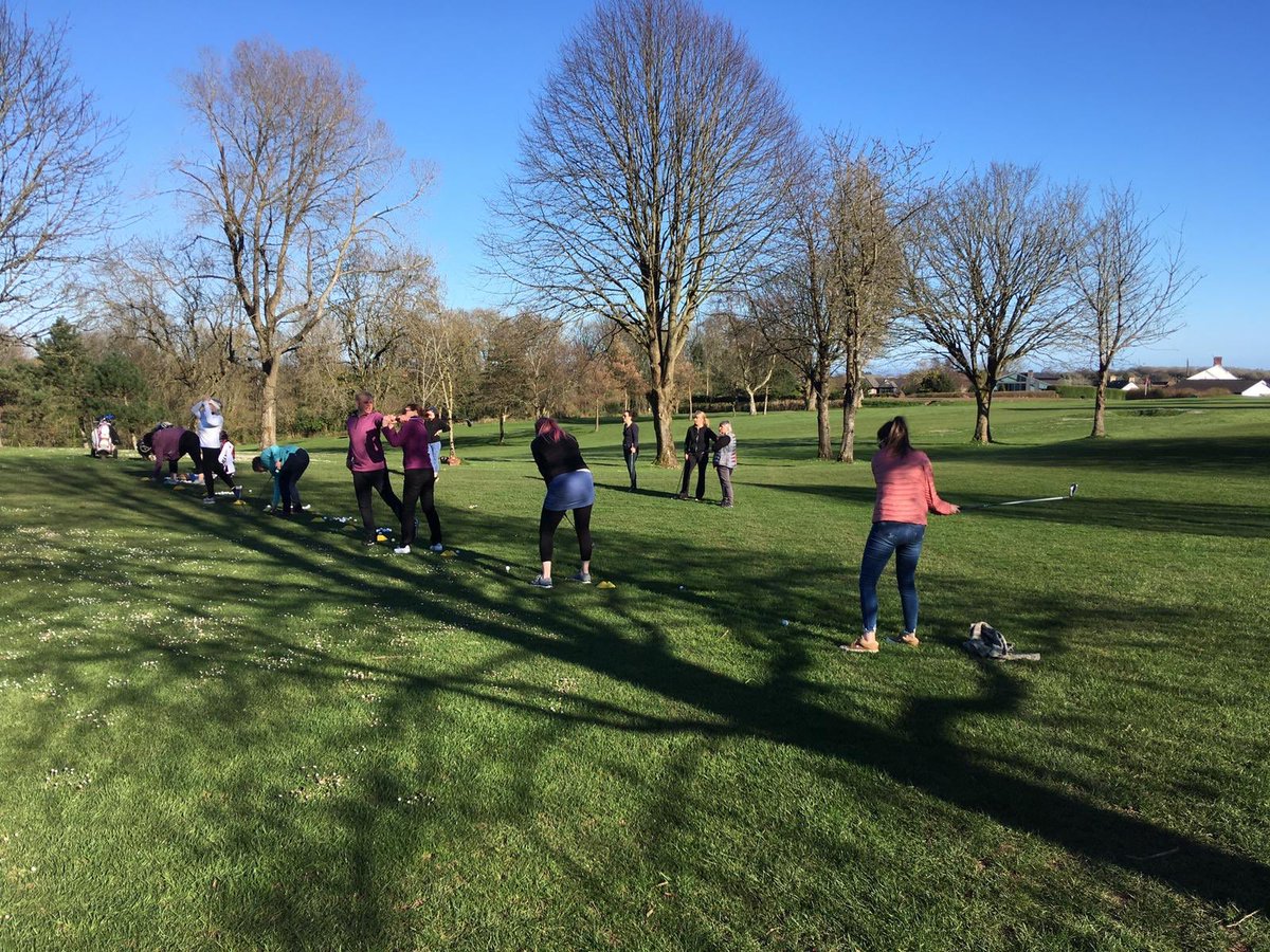 DinasGolf's tweet photo. Fantastic Ladies New to Golf taster session yesterday afternoon with over 10 women trying the game for the 1st time 🏌️‍♀️ to the next 5 weeks of fun ⛳️@wales_golf https://t.co/VzpSth7YvT