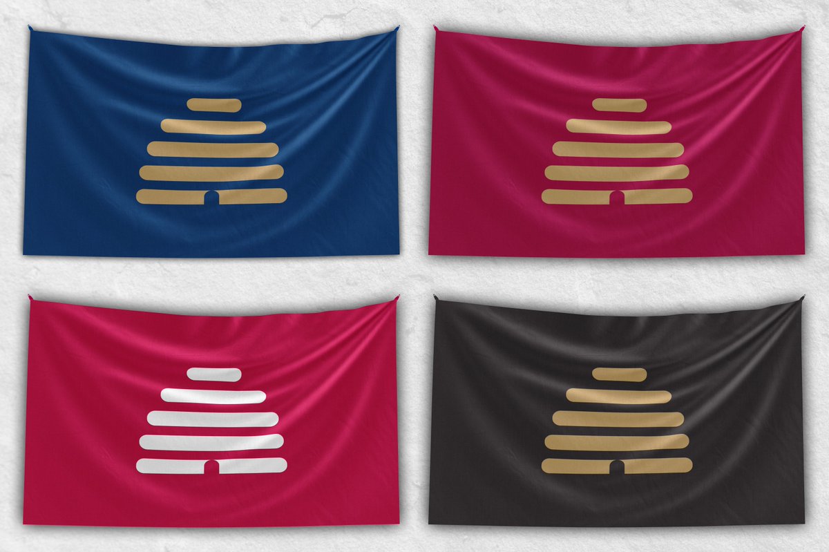flag_slc's tweet photo. Playing around with some different color variants of our #newflagUT, any thoughts? https://t.co/ISBueuRm2f