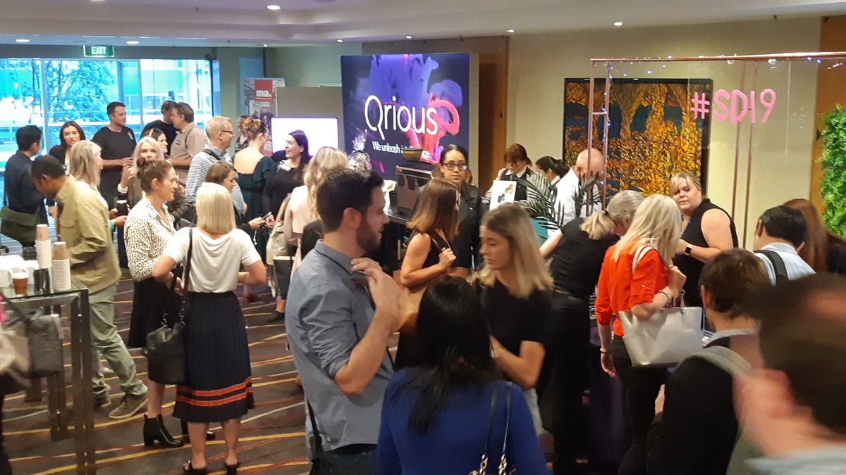 qriousnz's tweet photo. We're here! Welcome to the @marketing_assoc #smarterdata conference 2019. Grab yourself a #coffee, come chat with us at the stand and get set for a day of learning about how to get smarter with your data! https://t.co/wvOorqnqBu