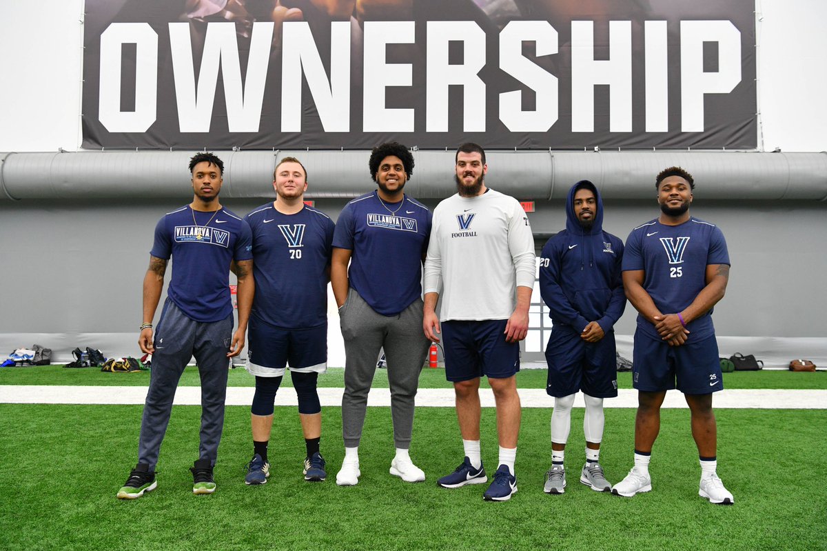 NovaFootball's tweet photo. 📸: 6 Wildcats | 23 @nfl scouts

#NovaFB Pro Day | #TapTheRock https://t.co/xr57yp07Bp