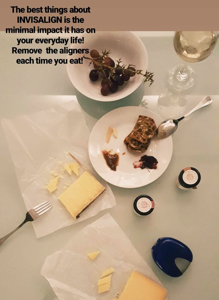 BracesDirect's tweet photo. The best things about INVISALIGN is the minimal impact it has on your everyday life! Remove  the aligners each time you eat! ⁣
⁣
Cheese and Crackers Yum Yum ⁣😋
⁣
FREE Online Suitability Test ⁣
📲https://t.co/6cBzy8KSgS⁣ ⁣

#invisalign #clearbracesdirect #foodies https://t.co/X93CN1utjF