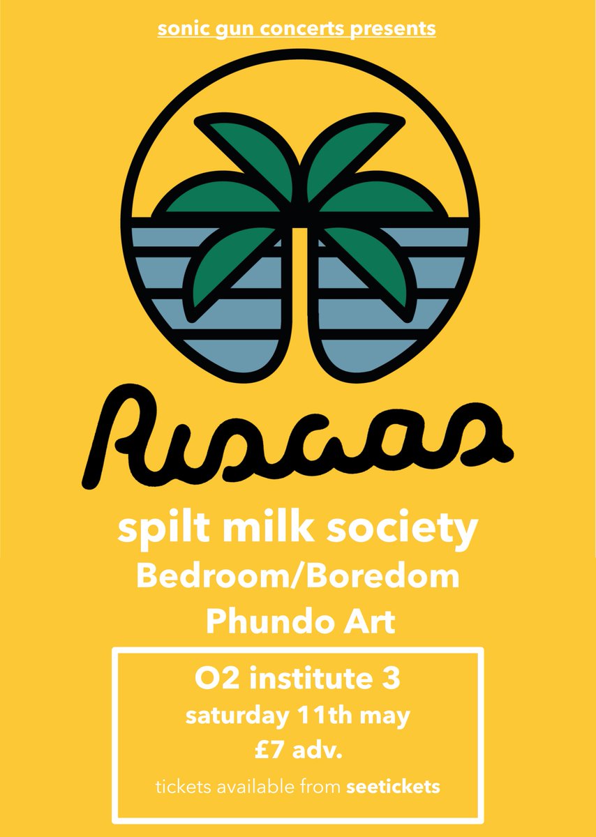 very excited to be playing with @RISCASUK on this show 💛✨

tix : seetickets.com/event/riscas/o…