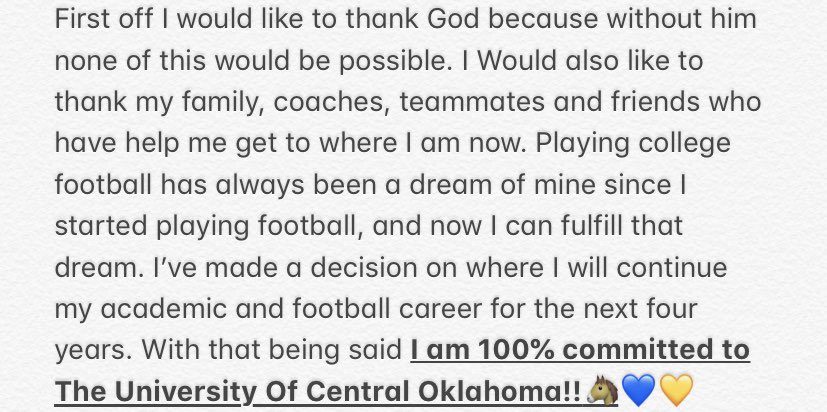 danielp154's tweet photo. Committed!!🐴💙💛 https://t.co/thpVG3zEHR