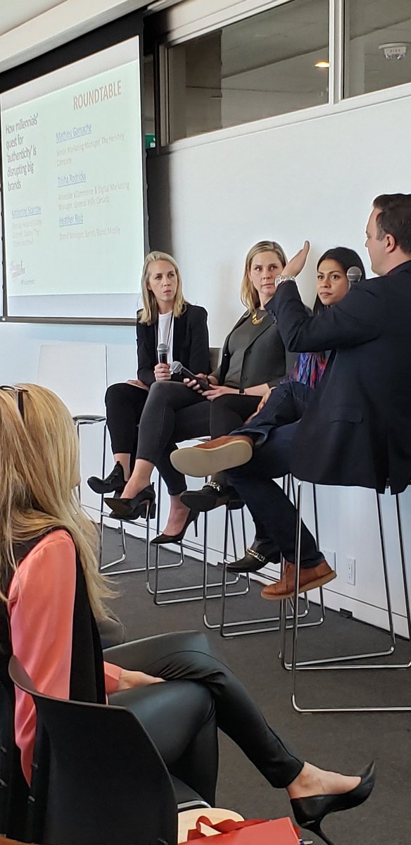 seanstanleigh's tweet photo. Smart millennial-focused brands successfully disrupt by focusing on #contentmarketing that tailors to the generation in ways the competition is ignoring. My colleague @scarrowk is chatting with Heather Ruiz of @boostmobile, @trisharodricks and @Mathg13 at #BISummit @globecontent https://t.co/jbENiknfVX