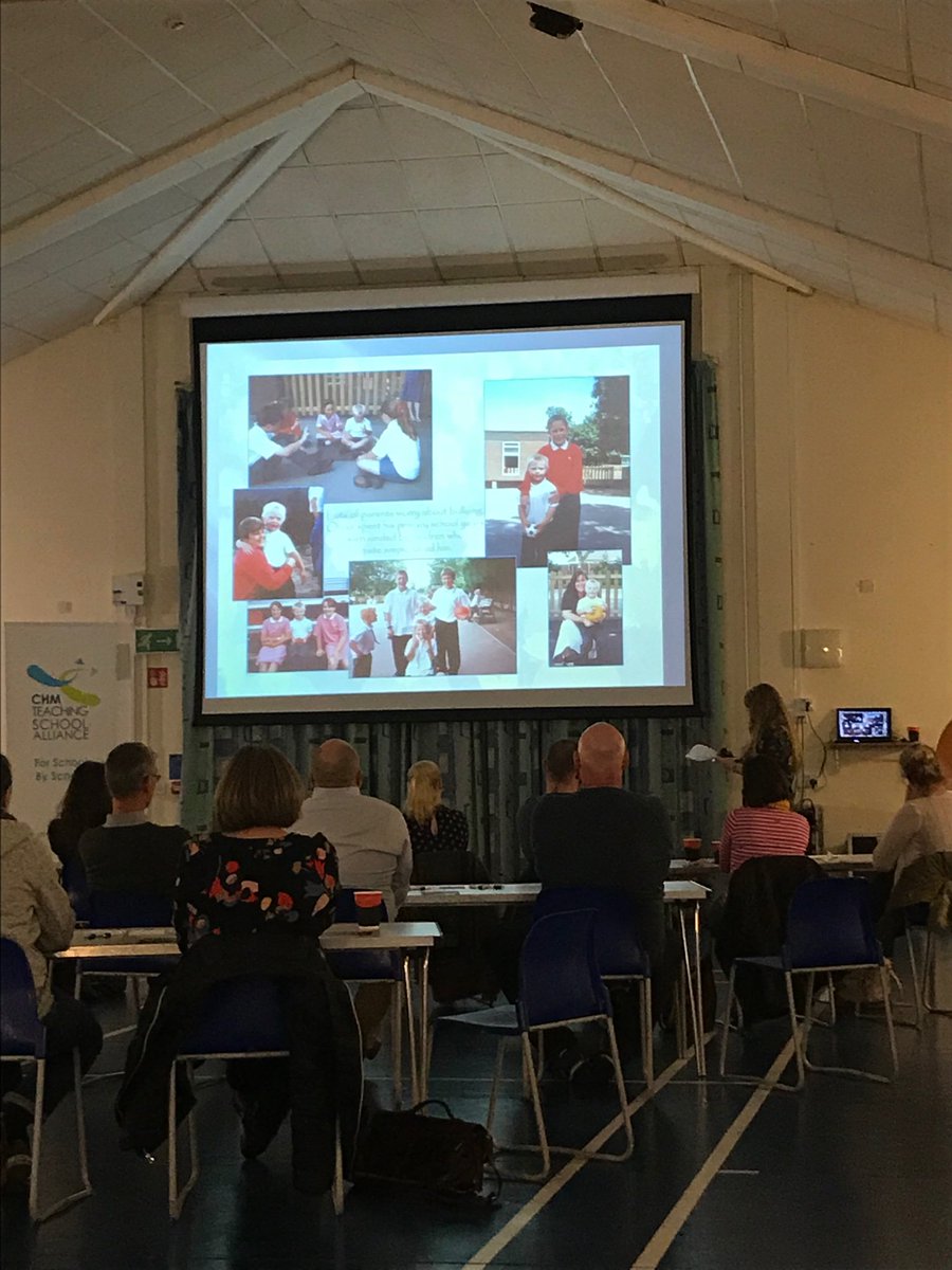 CHM_TSA's tweet photo. Inspiring evening with parents and professionals listening to Wendy O’Carroll’s talk about her ‘Unexpected Journey’ - the story of her son Oliver! #downsyndrome #SEND https://t.co/Ncmd9VQ4Vj