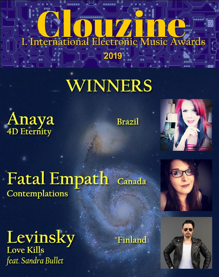 clouzine's tweet photo. #Winners of @clouzine #Magazine's #1st #International #ElectronicMusicAwards
#ANAYA #GrammyVotingMember #MultipleAwardWinner @AnayaMusic
@FEmpath
@levinskywave https://t.co/FqQwFZKOrh