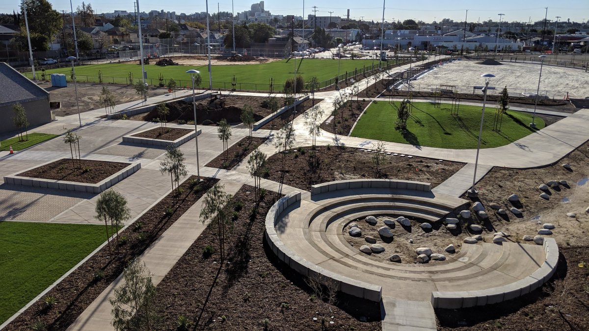 An official ceremony scheduled for March 30 marks the completion of Albion Riverside Park, a six-acre green space on the east bank of the LA River urbanize.la/post/44-millio…