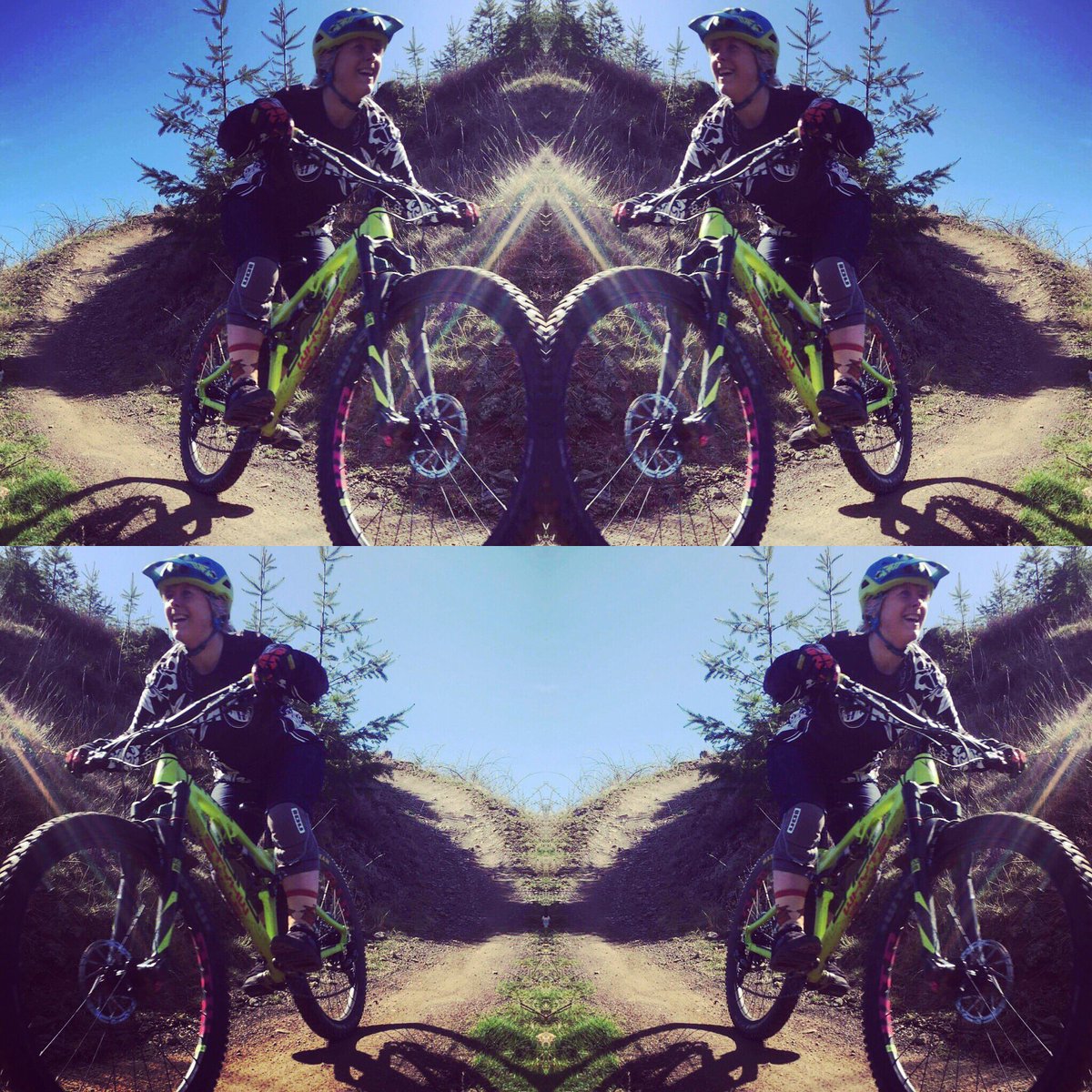 RideitRad1's tweet photo. Aww beautiful sunny Afan Forest !! Riding into the week with a smile on Monday 😍☀️

#rideitrad #sun #smiles #afanforestpark #Afan #MTB #mtbstyle #girlswhoride #mtblife #rideyourbike https://t.co/jO5Hb8fE6r
