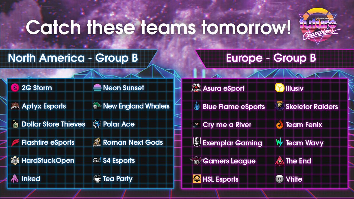 GitGud_Events's tweet image. It's all on the line for these up and coming T3 teams as they face off in tomorrow's TFC qualifiers!

Good luck Future Champions! 🙌