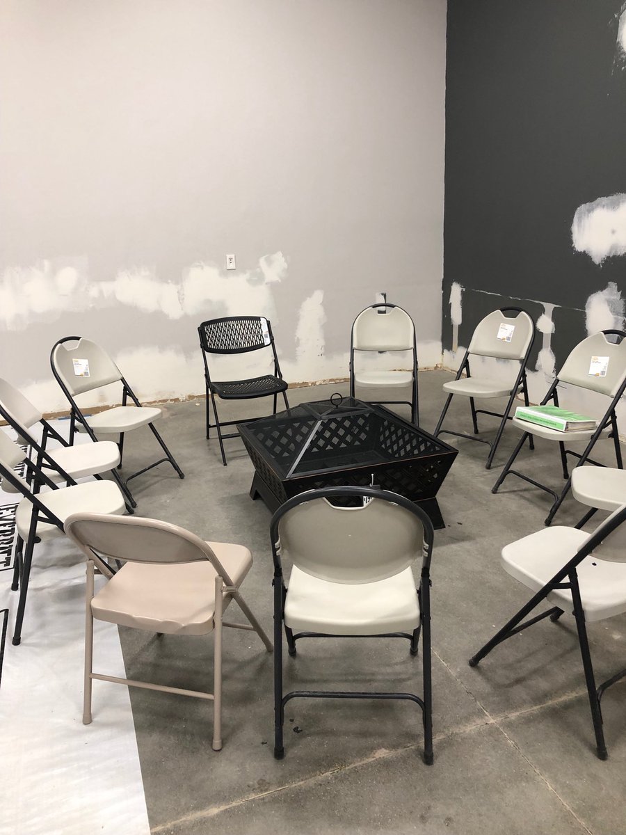 When you are having your training room remodeled but you still need to have staff. #3828