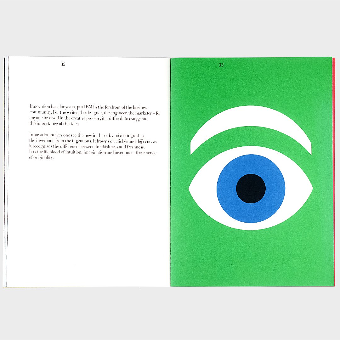 uniteditions's tweet image. "A printed piece that is attractive to look at but difficult to understand is not beautiful because it is not useful. In short, form and function are inseparable." Our final Manuals 2 extract looks at IBM bit.ly/2JEqMy6