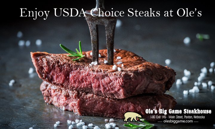 An excellent steak and great experience are waiting for you at Ole's Big Game Steakhouse &amp; Lounge. 
#USDAChoice #USDASteaks