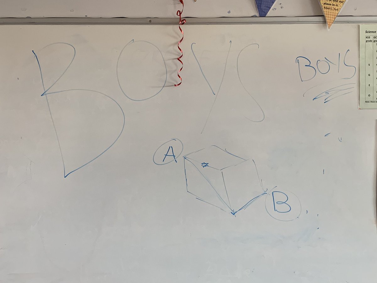 Medmo42's tweet photo. #problemsolving in tutor time @BlakeHouseRHS @RHSSuffolk girls beat the boys to the solution. 3 great answers in seconds #welldone the girls https://t.co/6852wtw0UJ