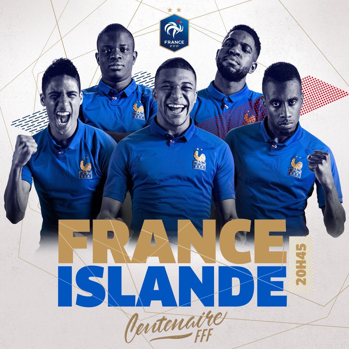 Ce maillot du centenaire <a href="/FFF/">FFF</a> est vraiment à tomber 💙⚽️⭐️⭐️