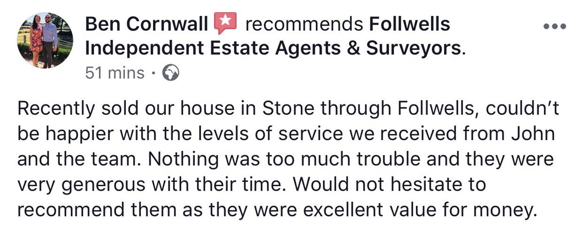 Another glowing review of our Five Star Service 🤩 Contact us to experience the difference #fivestarservice #fivestarfollwells