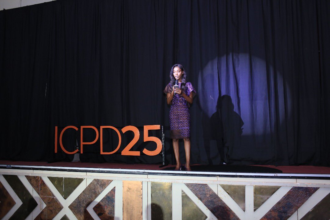 Emuloshi's tweet photo. ...I’m here today because I’ve refused to give room for intimidation nor allow fear to demoralize me, you should the same-Muloshi

Thanks @UNFPATheGambia for giving me the opportunity to moderate such a high level discussion💯🙏🏻 #ICD25GAMBIA #AYCGA2019 https://t.co/HxLixzC9Lt