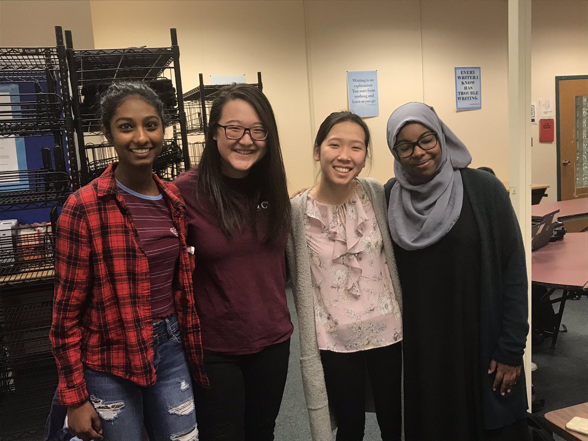 scholarcation's tweet photo. So inspired by the leadership and all the hard work these young scholars are doing with the @CHSWritingCntr. Thank you for  sharing with us - we learned so much and have a ton of ideas to bring back to Lee! @CHS_writer @leeibmyp @LeeHS_Library https://t.co/K9CXmoYGu7